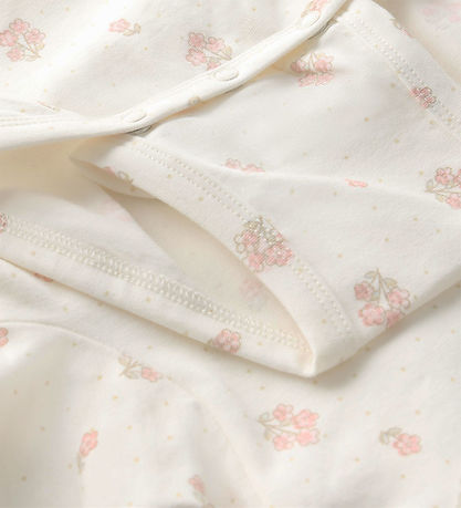 Minymo Bodysuit s/s - AOP - Vanilla Ice