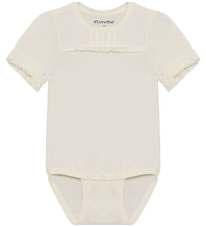 Minymo Bodysuit s/s - Vanilla Ice