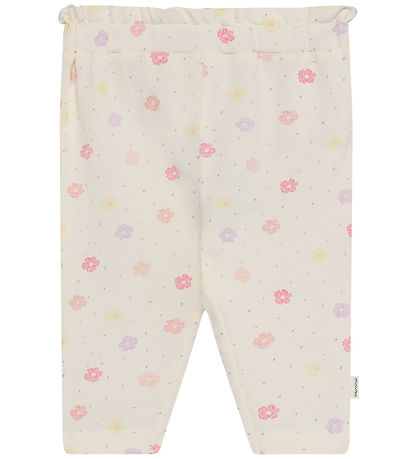 Minymo Trousers - AOP - Vanilla Ice