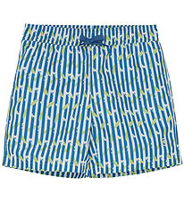 Minymo Swim Shorts - AOP - Dutch Blue