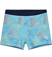Color Kids Swim Trunks - AOP - Cerulean