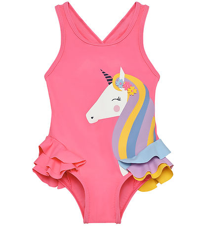 Color Kids Badeanzug - Pink Limonade