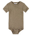 Joha Bodysuit s/s - Dark Beige