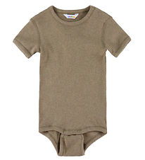 Joha Bodysuit s/s - Dark Beige