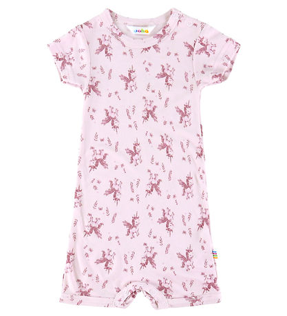 Joha Summer Romper - Bamboo - Pink w. Unicorns