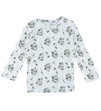 Joha Blouse - Bamboo - Mint w. Dinosaurs