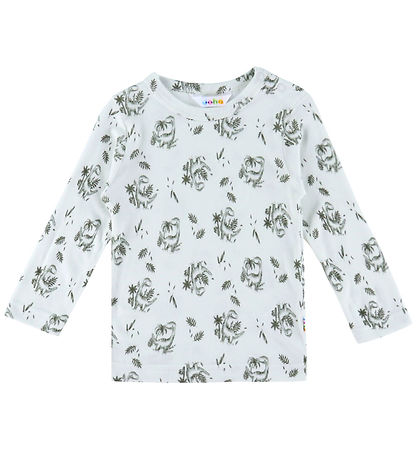 Joha Blouse - Bamboo - Mint w. Dinosaurs