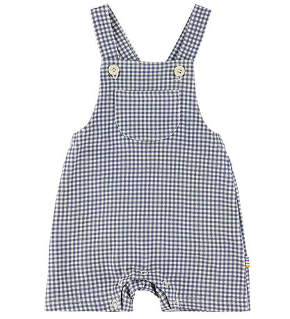 Joha Summer Romper - Dark Blue w. Checs