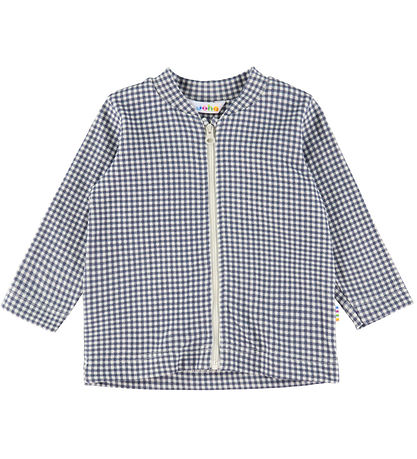 Joha Cardigan - Dark Blue w. Checs