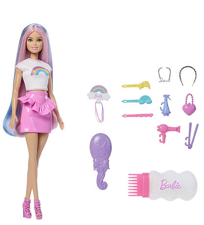 Barbie Docka - Rainbow Sparkle Hår Play Doll