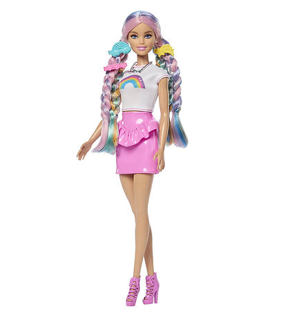 Barbie Docka - Rainbow Sparkle Hår Play Doll