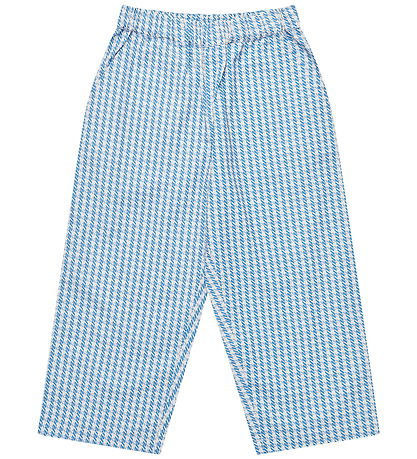 Copenhagen Colors Trousers - Houndstooth - Blue