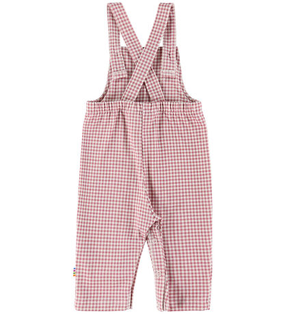 Joha Latzhosen - Dunkelrosa m. Karos