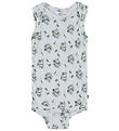 Joha Bodysuit Sleeveless - Bamboo - Mint w. Dinosaurs