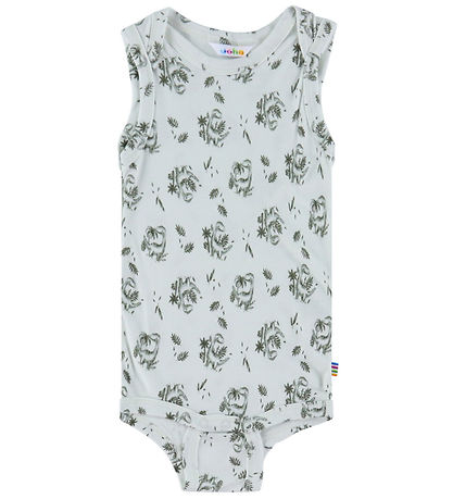Joha Bodysuit Sleeveless - Bamboo - Mint w. Dinosaurs