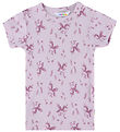 Joha T-shirt - Bamboo - Pink w. Unicorns