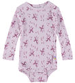 Joha Bodysuit l/s - Bamboo - Pink w. Unicorns