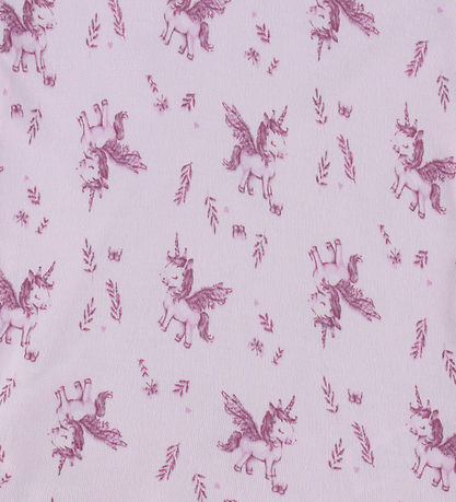 Joha Bodysuit s/s - Bamboo - Pink w. Unicorns
