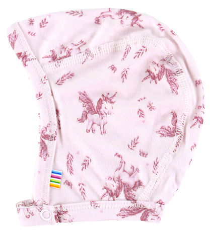 Joha Babymütze - Bambus - Rosa m. Einhörner