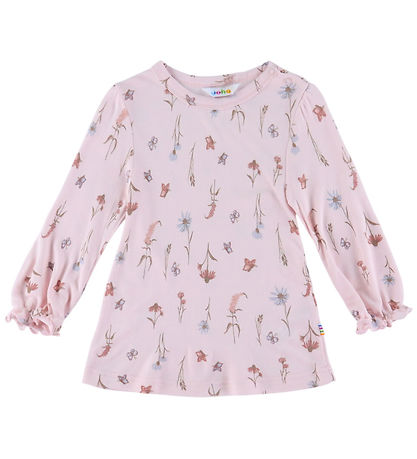 Joha Blouse - Bamboo - Pink w. Flowers