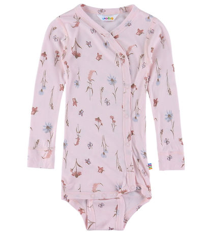 Joha Wrap samfella l/e - Bambus - Bleikt M. Blóm