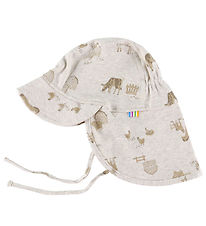Joha Legionnaire Hat - Light Beige w. Farm Animals