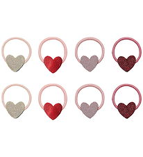 Mimi & Lula Hair Clips - 8-Pack - Mini Heart Valentines