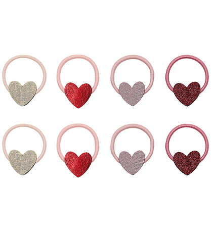 Mimi & Lula Haarspange - 8er-Pack - Mini Heart Valentinstag
