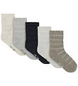 Minymo Socks - 5-Pack - Night Gray