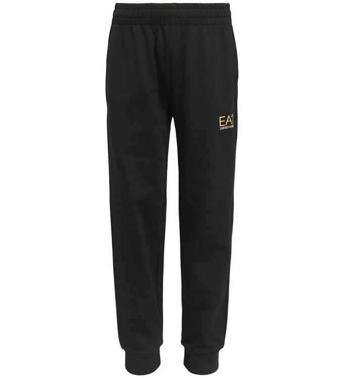 EA7 Sweatpants - Svart m. Guld