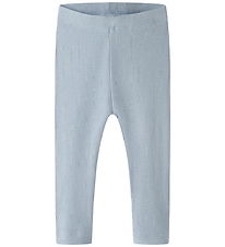 Name It Leggings - Rib - Noos - NbnKab - Blue Brouillard