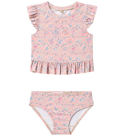 Wheat Bikini - Alma - Pink Heart Blumen