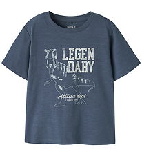 Name It T-shirt - NmmFeath - Vintage Indigo