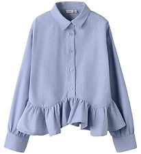 Name It Overhemd - NkfFloritta - Purple Impressie