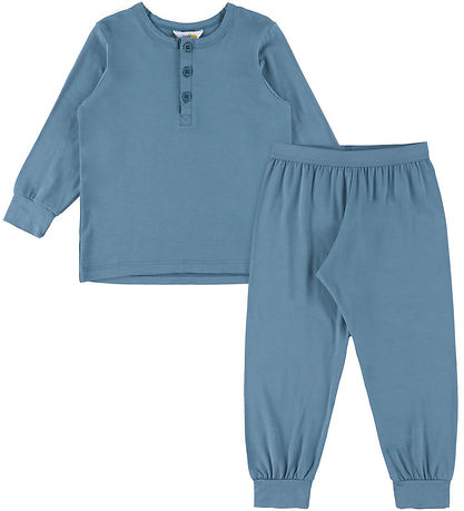 Joha Pyjamas - 2-delad - Bambu - Blå