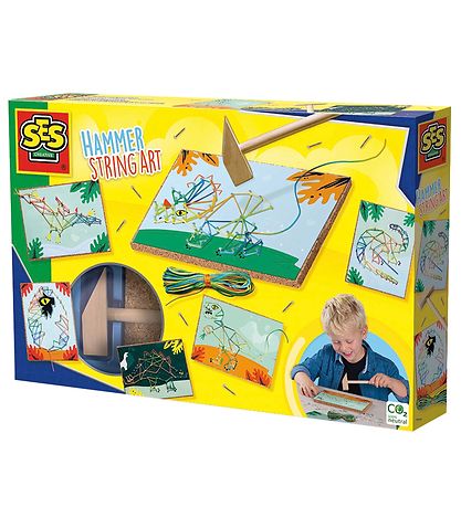 SES Creative Decoration Set - Hammer String Art - Dino