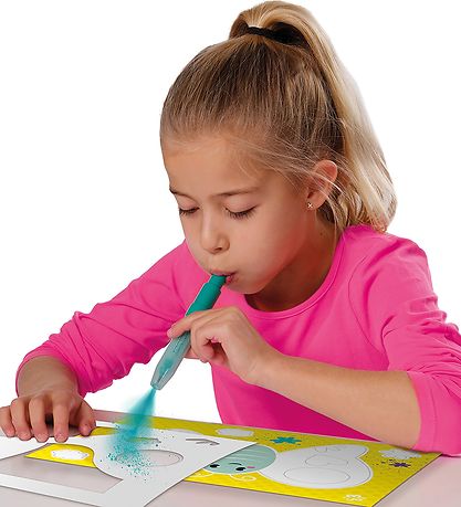 SES Creative Blow Pens w. Templates - Graffiti SES Creative Blow Pens w. Templates - Graffiti