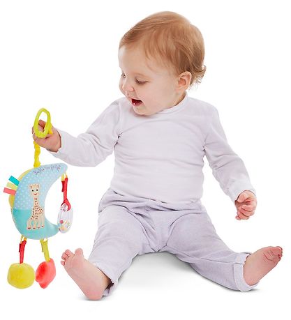 Sophie la Girafe Muziekmobiel - 29x18x8 cm - Maan - Multicolour 
