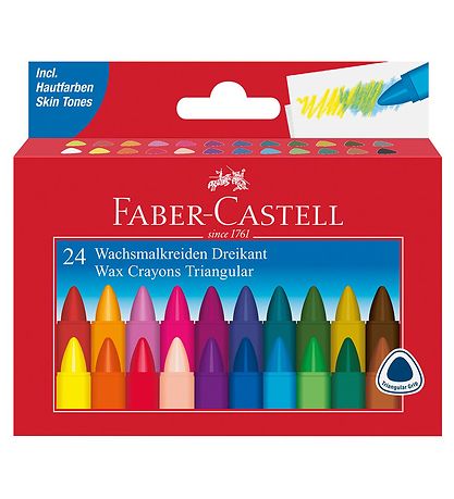 Faber-Castell Vahavärit - Kolmiomainen - 24 kpl - Multi