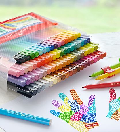 Faber-Castell Markers - Connector Case - 80 pcs. - Multi Faber-Castell Markers - Connector Case - 80 pcs. - Multi