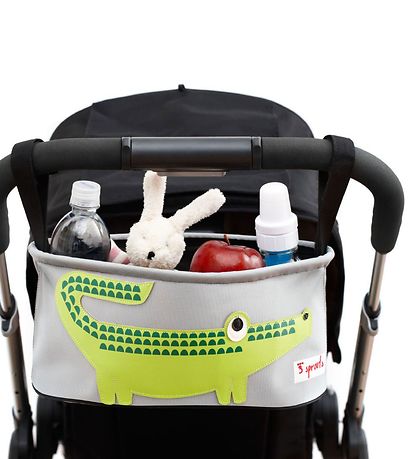 3 Sprouts Pram Organiser - 32x15x13 - Crocodile