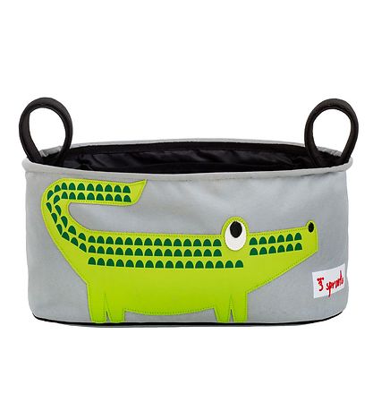 3 Sprouts Pram Organiser - 32x15x13 - Crocodile
