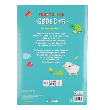 Forlaget Bolden Aktivitetsbok - Punkt til prikk 1-10 - Dansk Forlaget Bolden Aktivitetsbok - Punkt til prikk 1-10 - Dansk