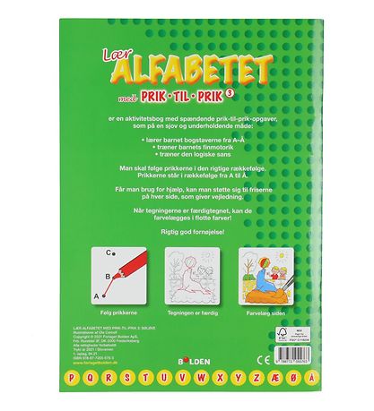 Forlaget Bolden Activity Book - Learn the Alphabet with Dot to D Forlaget Bolden Activity Book - Learn the Alphabet with Dot to D