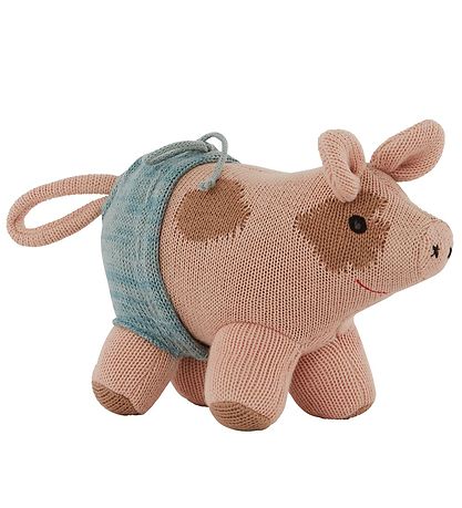 OYOY Kuscheltier - 15x19 cm - Hugo Mini Schwein - Rosa
