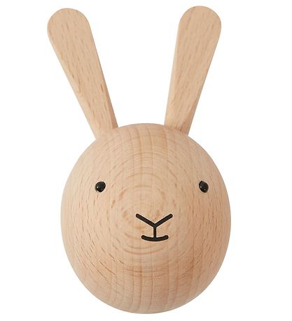 OYOY Wall Hook - 8x4x4 cm - Mini - Rabbit - Natural OYOY Wall Hook - 8x4x4 cm - Mini - Rabbit - Natural