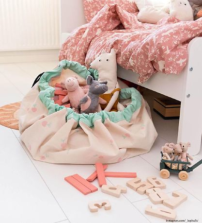 Play&Go Toy Storage Bag - Ø140 - Cherry Love