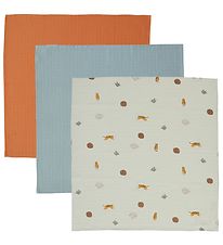 Carrés de mousseline OYOY - Lion - 3 pièces - Multi Carrés de mousseline OYOY - Lion - 3 pièces - Multi