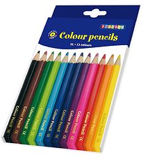 Crayons de couleur Playbox - Géant - 12 pièces Crayons de couleur Playbox - Géant - 12 pièces
