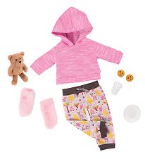 Our Generation Doll Clothing - Deluxe Pyjama Set w. Teddy